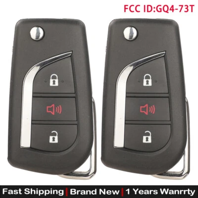2 Llavero remoto inteligente GQ4-73T para Toyota RAV4 2019 2020 2021 chip H 315 MHz Foto 1 de 4