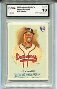 2010 Jason Heyward Allen & Ginter's Rookie Gem Mint 10 #53 - Picture 1 of 1