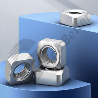 Square Nuts M3~M12 Square Nuts For Bolts And Screws Stainless Steel Square Nuts • 2.34£
