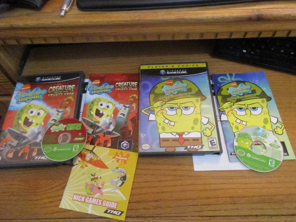 Spongebob Squarepants Krusty Krab & Bikini Bottom (Nintendo Gamecube) Complete - Image 1 of 1