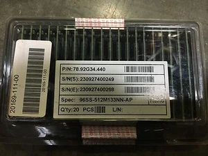 96-SS-512M133NN-AP, 78.92G34.440 APACER,SO SDRAM 512MB PC133 0.5GB 133MHz Memory - Picture 1 of 2