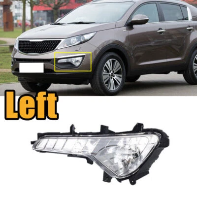 Luz antiniebla del parachoques delantero izquierdo luz de circulación diurna para Kia Sportage 2009-2014 Foto 1 de 4