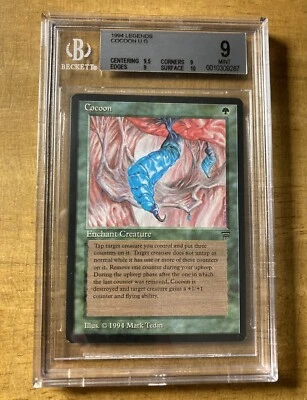 MTG✨COCOON✨Legends BGS QUAD 9’s++ MINT w/10 1994 UNCOMMON Mark Tedin Artwork - Image 1 of 2