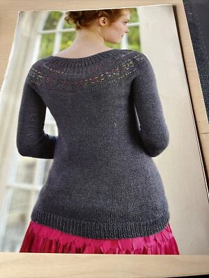 Jeni Hewlett Nessa Fair Isle Butterflies Women Jumper Sweater Knitting Pattern - Image 1 of 4