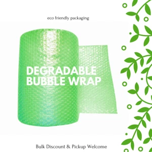 Degradable Green Bubble Wrap 500mm x 100m Eco Packaging - Picture 1 of 3