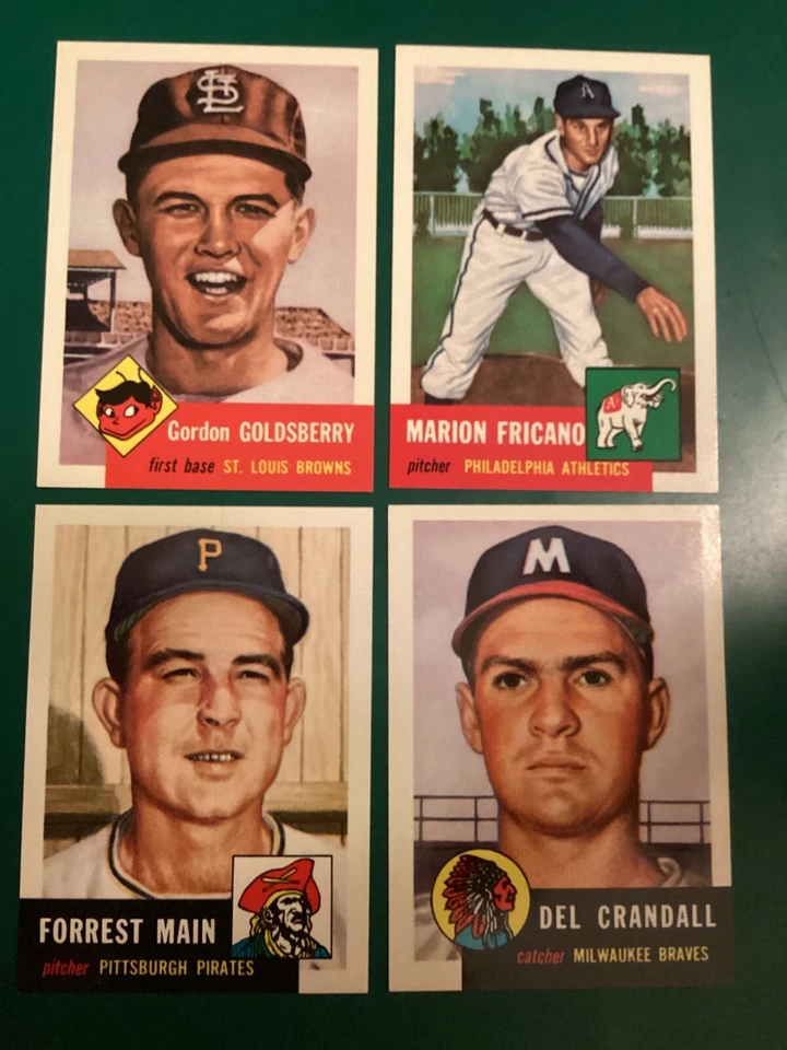 1991 Topps Baseball Archives - 1953 Topps Set Singles U Pick All Pictured 1-200 - Image 1 of 1