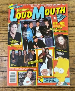 Super Teen Loud Mouth Magazine January 1991 NKOTB Centerfold Priestly Doherty - Imagen 1 de 5