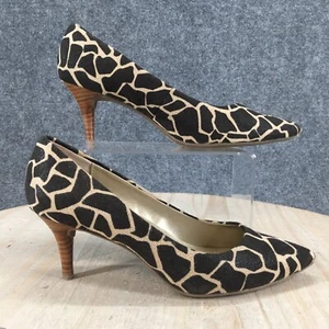 Bandolino Heels Womens 8.5M Inspire Berry Animal Print Pump Stiletto Heels Brown - Picture 1 of 17