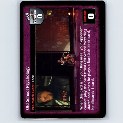 Comic Images WWE Raw Deal Trading Card Game Old School Psychology 63/172 - Image 1 of 2