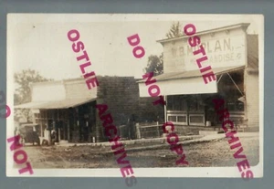 Urich MISSOURI RPPC 1918 GENERAL STORE Main Street nr Clinton Garden City - Foto 1 di 2