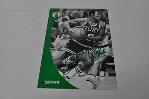Jo Jo White SIGNED AUTOGRAPHED NBA Boston Celtics Hall of Fame 5x7 Photo Card  - Picture 1 of 2