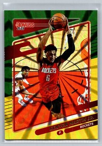 2021  Donruss Holo Green and Yellow Laser Kenyon Martin Jr. #97 Rockets