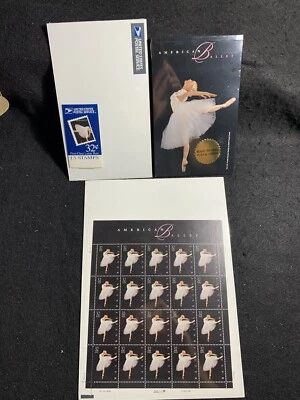 US Scott Catalog #3237, UX297a, BK273. American Ballet LOT. MNH- SEALED - Image 1 of 4