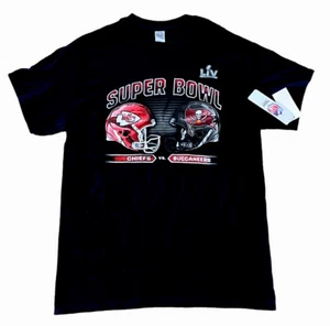 Tampa Bay Buccaneers vs. KC Chiefs Super Bowl LIV Shirt, NWT, Men's Medium - Picture 1 of 3