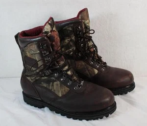 Cabela's- Leather Camo Gore-Tex Men's 11.5 EE- Waterproof Insulated Boot 81-3739 - Picture 1 of 14