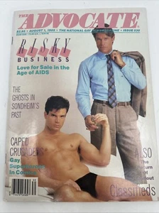 Advocate August 1989 Activism Politics HIV/AIDS Radical Faeries Lgbtq Queer - Imagen 1 de 21