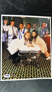 E.R. Cast SIGNED Autographed 8x10 Photo: Clooney, Edwards, Wyle - JSA COA - Picture 1 of 4