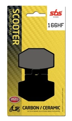 SBS 166HF PASTIGLIE FRENO POSTERIORE PIAGGIO FLY 4T 3V IE E3 LEM 125 2012-2014 - Изображение 1 из 4