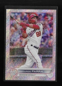GERARDO PARRA 2022 TOPPS series 2 SILVER FOILBOARD #220 LIMITED TO 875 NATIONALS - Picture 1 of 2