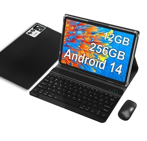 2025 Tab 12GB RAM+256GB ROM 8000mAh 8-Core Android 14 13MP+8MP Dual Cameras GMS - Picture 1 of 17