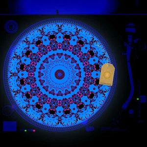 Gore Score Turntable Slipmat GLOW BLACKLIGHT 12 inch for DJ Vinyl LP - Picture 1 of 2