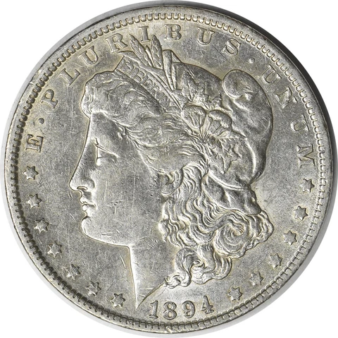1894-O Morgan Silver Dollar AU Uncertified #1057 Cover