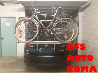 Portabici Posteriore 2 Binari Fiat Tipo Station Wagon anno 2025 Bici Uomo Donna - Immagine 1 di 4