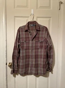 Ralph Lauren Herren Hemd Medium rot grau kariert langarm Polo Freizeit - Bild 1 von 5