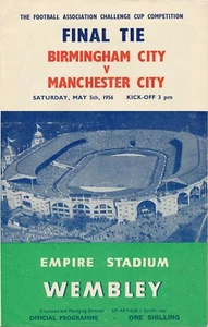 FA CUP FINAL PROGRAMME 1956 Birmingham City v Manchester City - Picture 1 of 1
