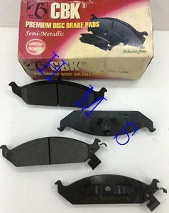 CBK BRAND MS650-7530 AUTOMOTIVE FRONT, REAR DISC BRAKE PAD SET - Picture 1 of 4