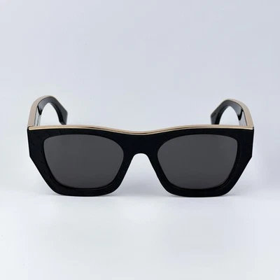 Gafas de sol Fendi para hombre negras grises cuadradas FE40126I CUERO 01A NUEVAS AUTÉNTICAS Foto 1 de 4