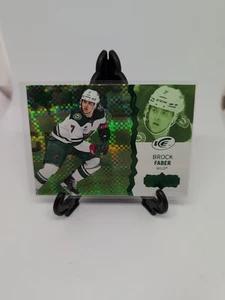 2023-24 Upper Deck Ice - Rookies Brock Faber #144 Green (RC) - Picture 1 of 10