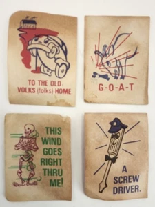 VINTAGE Riddle Joke Cards LOT 70s 80s Novelty Trading Card Ephemera Riddles - Picture 1 of 2