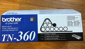 Original Brother TN-360 schwarze Tonerkassette mit hoher Reichweite OPEN BOX - Bild 1 von 11