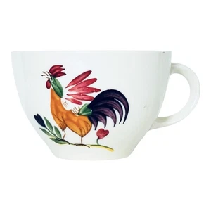 Vintage Royal Swan England FLAMINGO Hahn handbemalt rot grün Tasse NEU - Bild 1 von 6