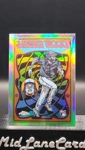 2025 Topps Chrome James Wood Ultraviolet All-Stars RC Rookie #UV-11 Nationals - Picture 1 of 2