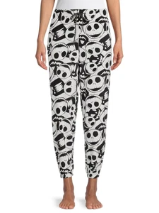 Nightmare Before Christmas Jack Pumpkin Women's Sleep Velour Jogger, 3X - Picture 1 of 1