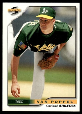 1996 Score Todd Van Poppel Oakland Athletics #432 - Image 1 of 2