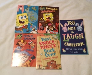 5 Childrens Joke Books SpongeBob Knock Knock Rocket Power - Picture 1 of 1