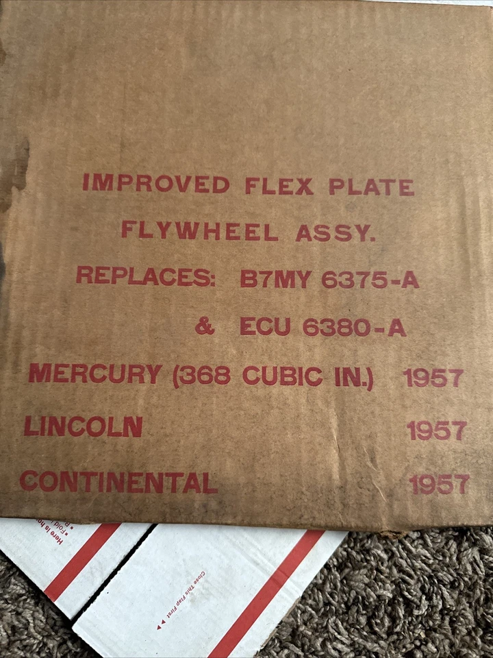 Conjunto de volante de inercia de placa flexible reemplazo B7MY 6375-A y ECU 6380-A Mercury (380cubic 1957 Foto 1 de 2