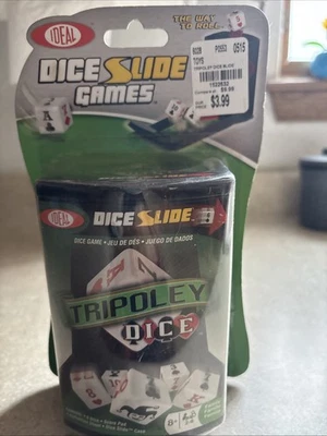 全新 Ideal Tripoley 骰子幻灯片游戏。 全新未拆封 — 第 1/4 张图片