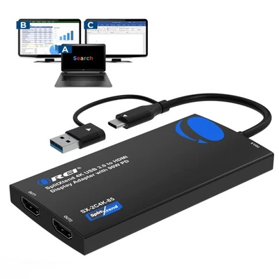 SplitExtend 4K HDMI Splitter Extended Display for Dual Monitor - Multi-Monito... - Image 1 of 4