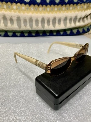  Gafas de sol Sospiri Aurora vintage - diseño de cuerno ámbar con cristales de Swarovski   Foto 1 de 4