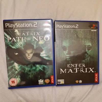Matrix: Path of Neo Sony PlayStation 2 and Enter The Matrix Bundle Lot near mint - Image 1 of 3