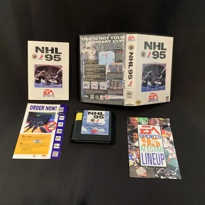 NHL 95 (Sega Genesis) CIB With Inserts - Image 1 of 4