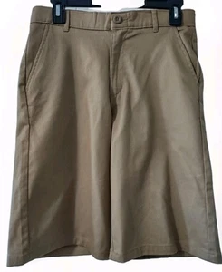 NAUTICA Boys School Shorts Uniform Size 20 Regular Tan Pockets Adjustable Waist. - Picture 1 of 14