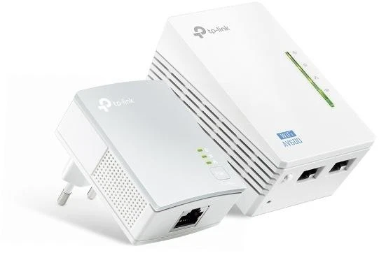 TP-Link Kit 2 powerline WiFi 2.4 GHz AV600 2+1 porte LAN - TL-WPA4220 KIT - Immagine 1 di 1