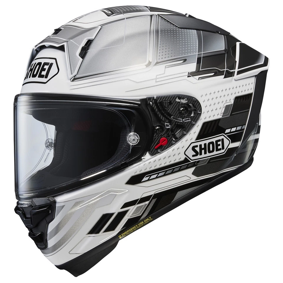 Shoei X-Fifteen/X-15 Proxy Motorcycle Helmet Silver - Imagem 1 de 1