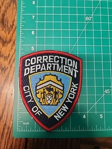 Vintage City Of New York Correction Dept Patch - Bild 1 von 2
