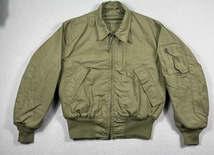 Vintage 80's US Military Tanker Jacket Cold Weather High Temp Men's Medium USGI - Picture 1 of 9